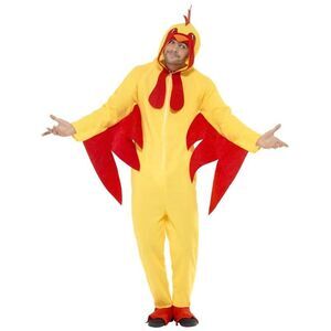 Smiffys Unisex Adult Chicken Costume / Yellow/Red
